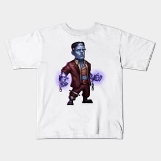 FRANKENSTEIN DESIGN STICKER - HALLOWEEN Kids T-Shirt